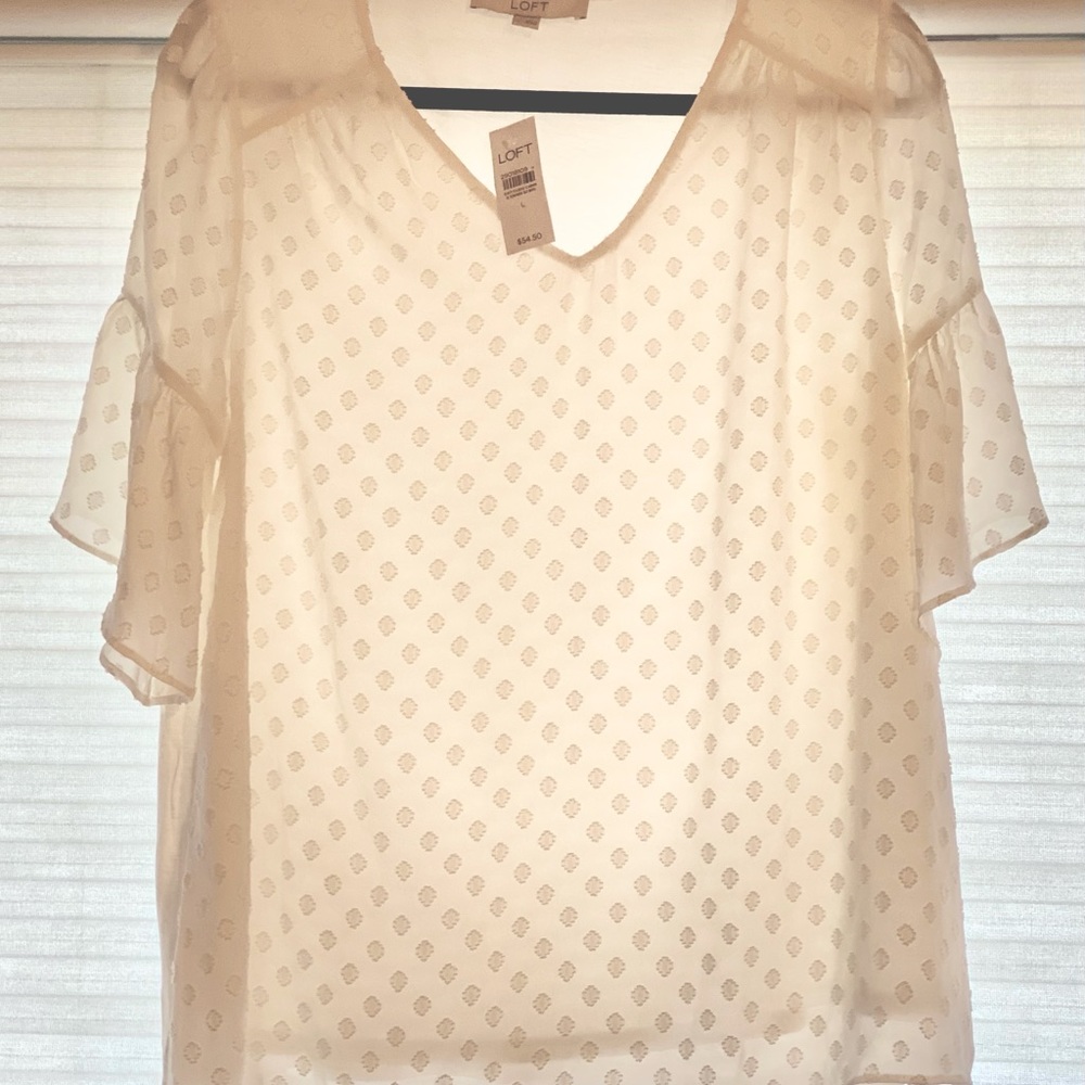 White Loft top NWT